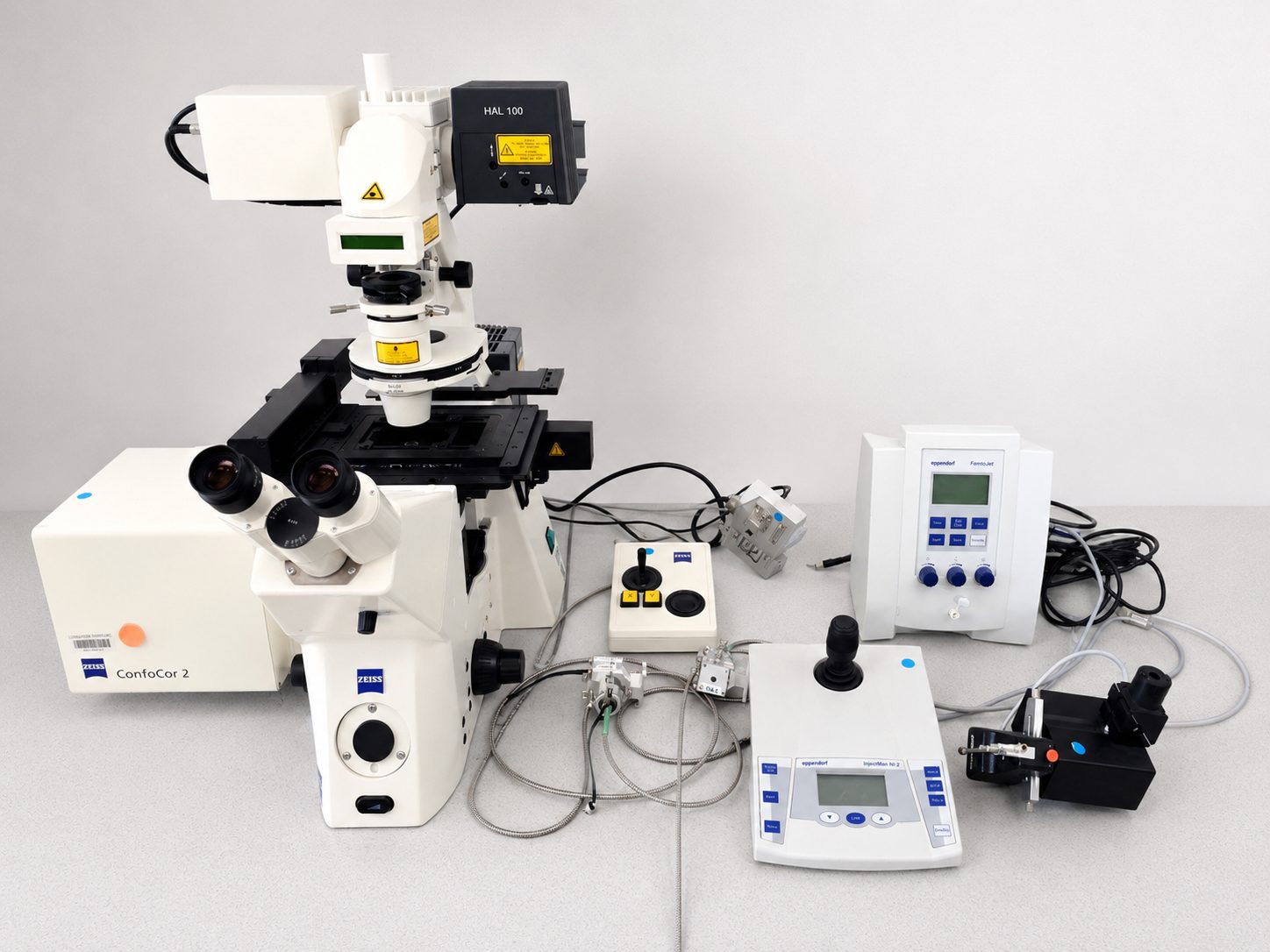 Zeiss Axiovert 200M Confocal Microscope System (LSM 510 & ConfoCor 2) – Used